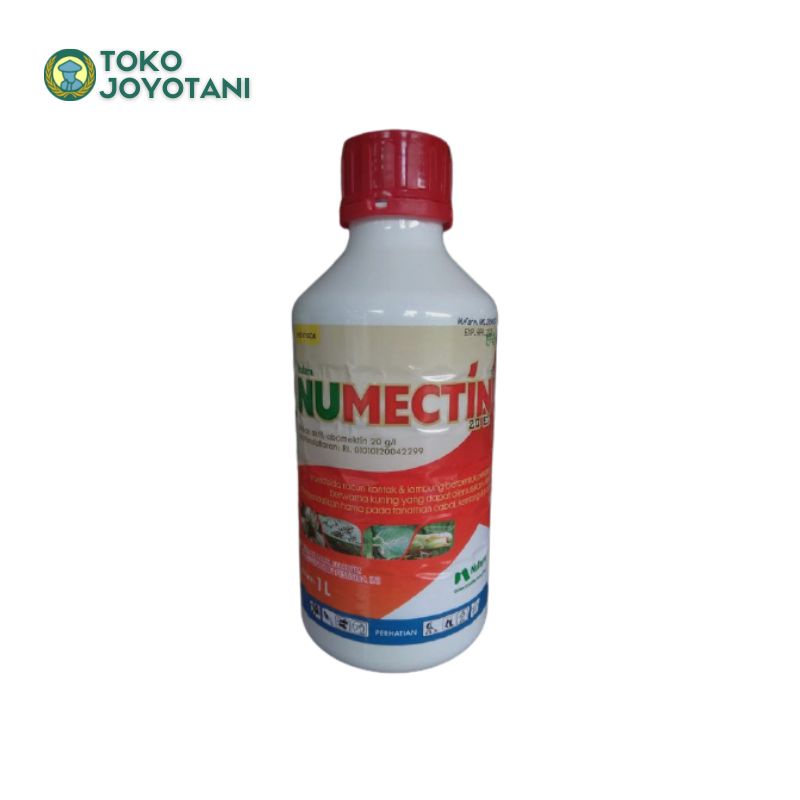 Insektisida NUMECTIN 20EC 1Liter Abamektin Bening Pembasmi Kutu Wereng dan Penggerak Batang