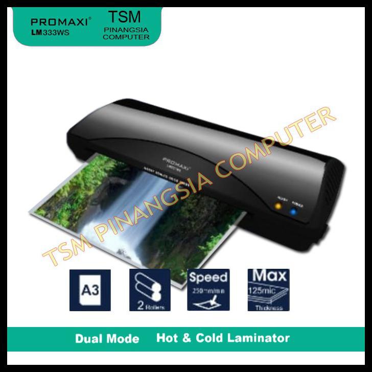

Promaxi LM 333 Mesin Laminating - Laminator - Laminasi Ukuran A3