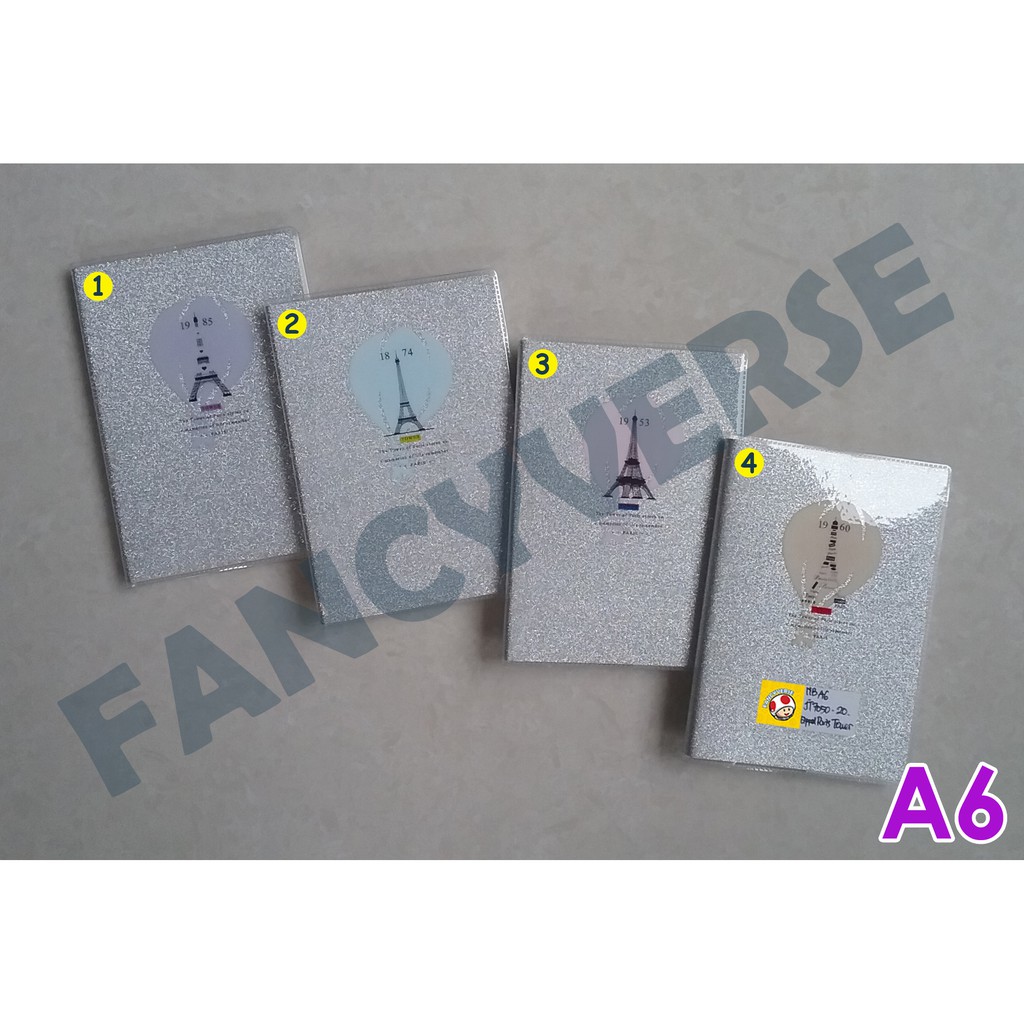 

Notebook A6 Glitter Eiffel JT7050-20 / Agenda Diary Notes Buku Catatan