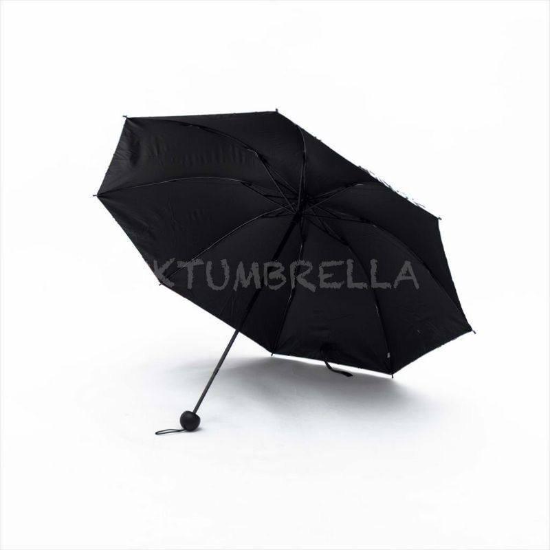 Payung Lipat 3 Motif Full Abstrak Lapis Hitam Anti Uv Print