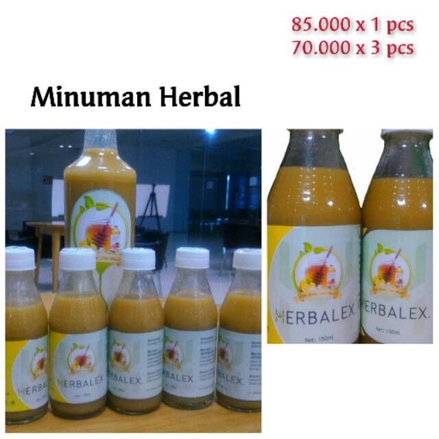 

HERBALEX - Herbal madu, jahe merah, lemon, cuka apel, bawang putih tunggal