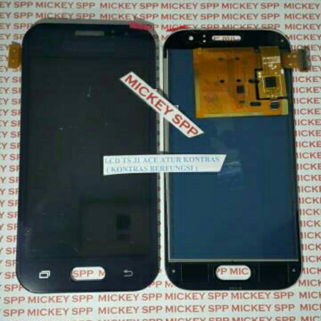 LCD TOUCHSCREEN SAMSUNG J1 ACE J110 ORI COMPLITE CONTRAS