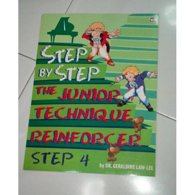 Buku Piano Step by Step 4 by Geraldine Law Lee music book buku musik