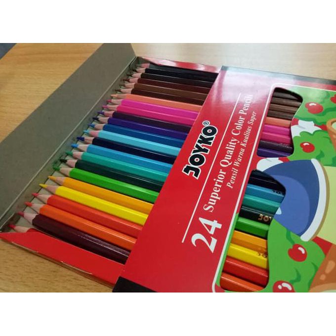 

Sale!! Grosir!!! Pensil Warna 24 Joyko Cp-24Pb ( 24 Color ) Terbaru