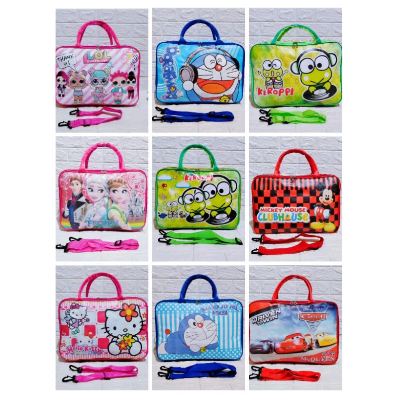 mini tas travel bag karakter/travelbag mini atau kecil