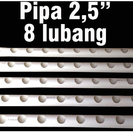 Pipa Hidroponik 8 Lubang