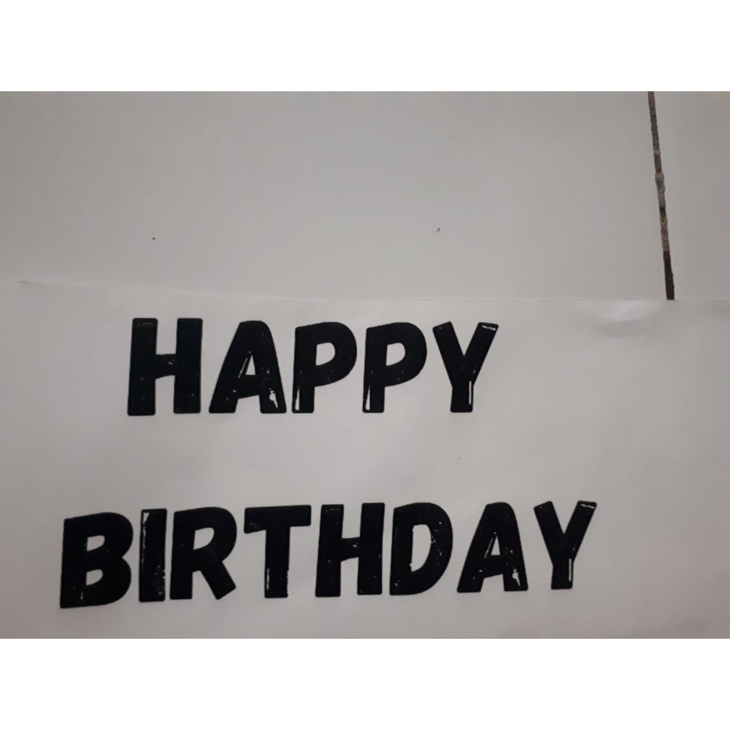 

Sticker Balon PVC Tulisan Happy Birthday Bisa Custom Request