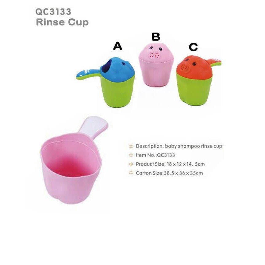Qc baby shampoo cup / Qc Baby Shampoo Rinse Cup
