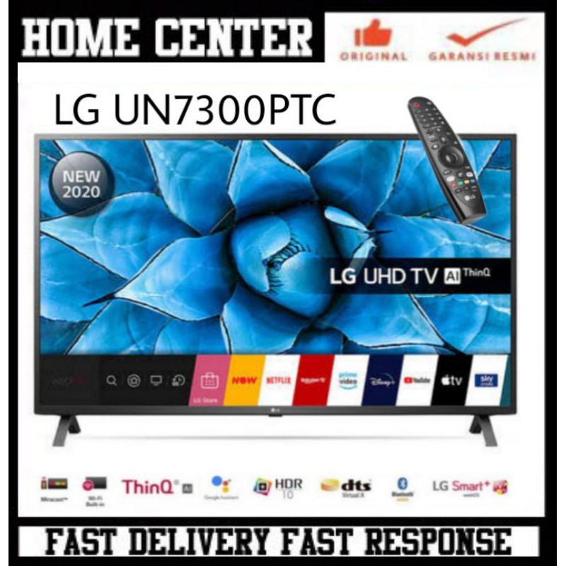LG LED TV 50UN7300 SMART TV 50 INCH 4K HDR MAGIC REMOTE 50UN7300PTC