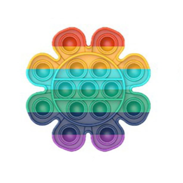 ( HOT ITEM ) FIDGET PUSH POP IT MAINAN ANAK PENGHILANG STRESS TIKTOK-POP IT - BUNGA