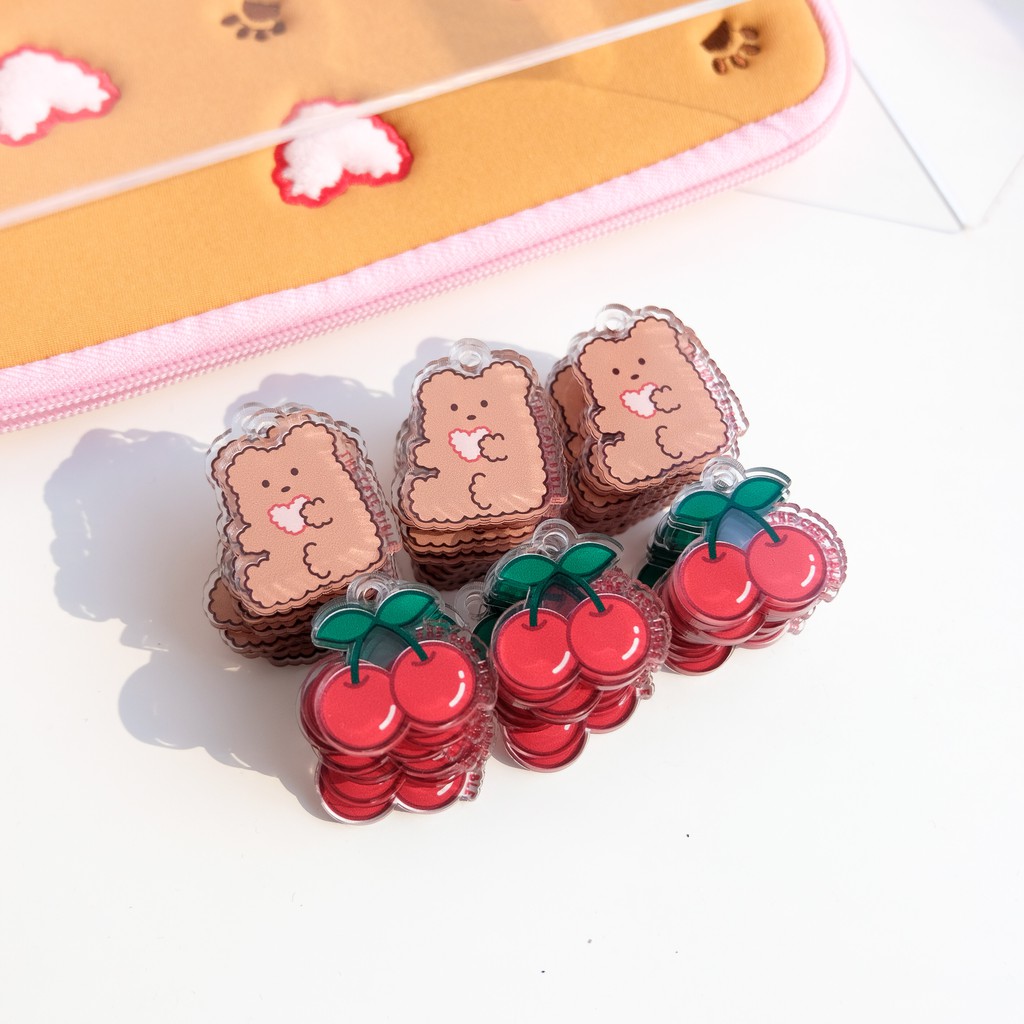 3D Keychain - Cherry Day &amp; Beary Cute