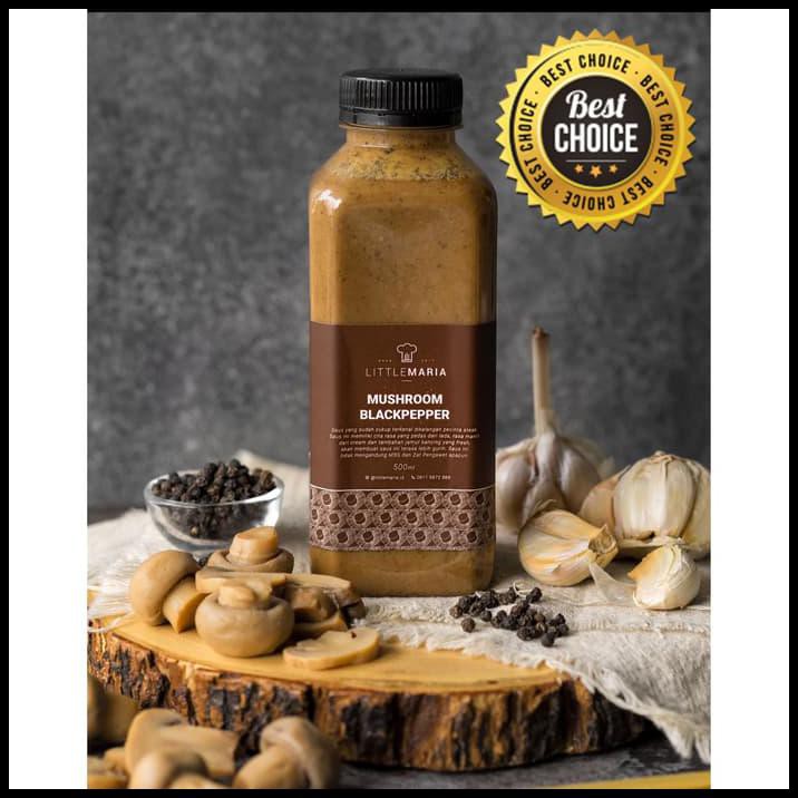 

6ZVH LITTLEMARIA BLACKPEPPER SAUCE/SAUS LADA HITAM 500G 1X47