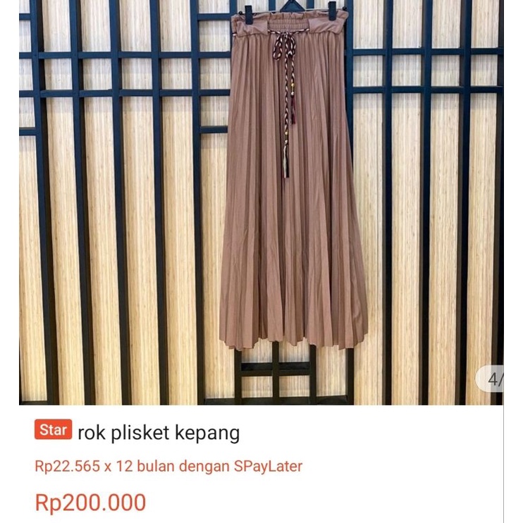 rok plisket original lausboutique