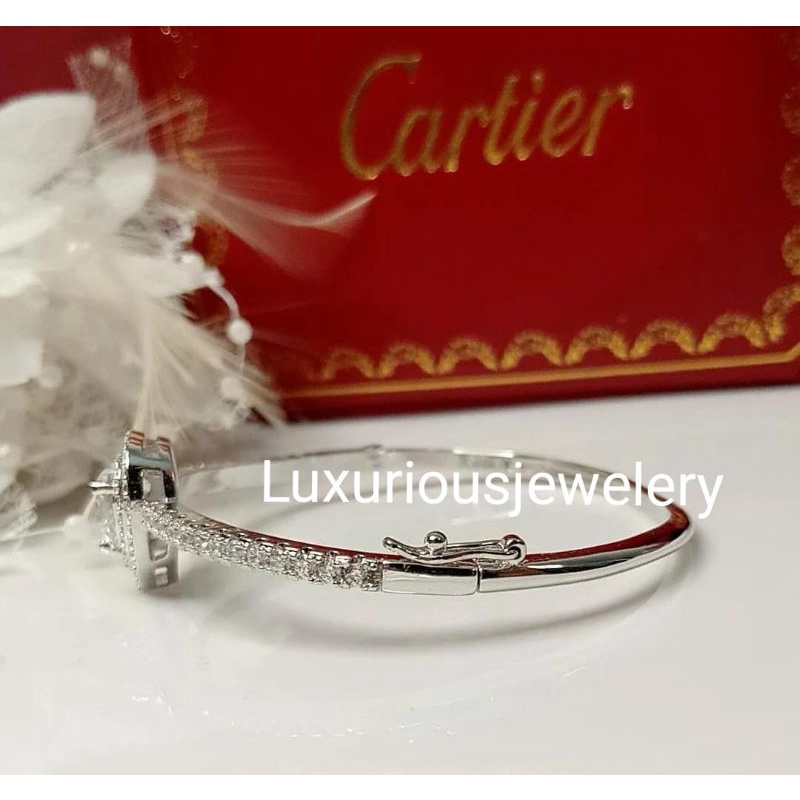 Luxuriousjewelery- Gelang love Bangle Replika Berlian