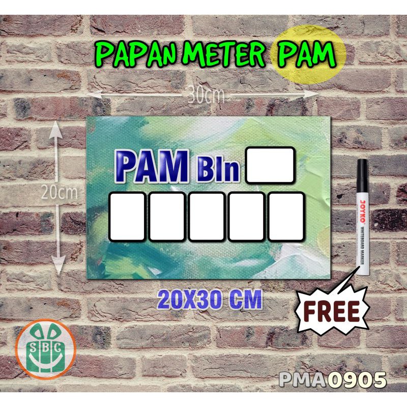 

Stokastik Papan Meter Listrik PLN PAM motif Unik - Lukis 05