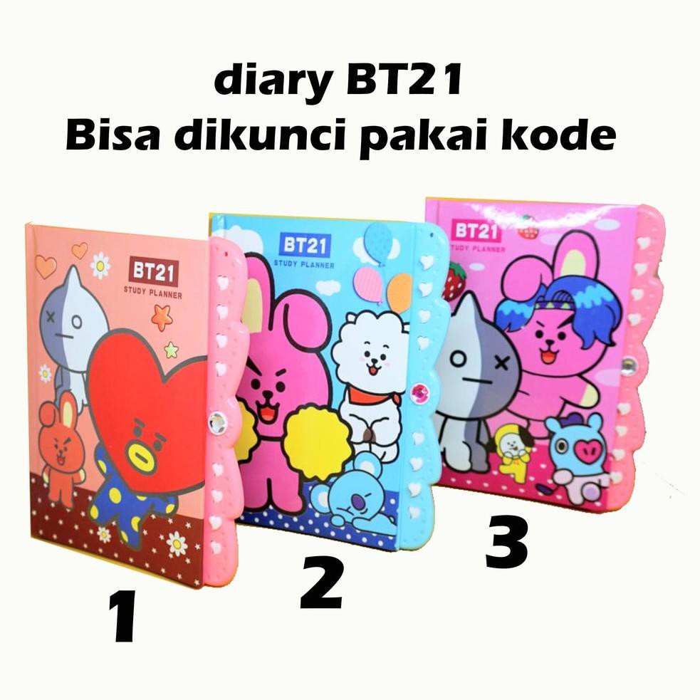 

Hx1Code DIARY BT21 KODE BUKU BT21 NOTEBOOK BT21 LUCU MURAH(masakini)Q1A8