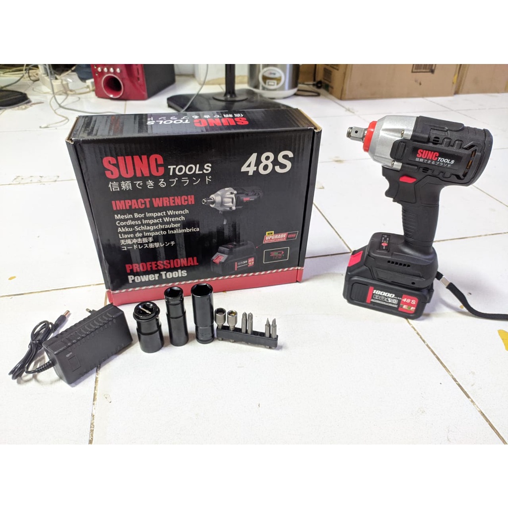 CORDLESS IMPACT WRENCH SUNC TOOLS BRUSHLESS 48V | JLD 48s