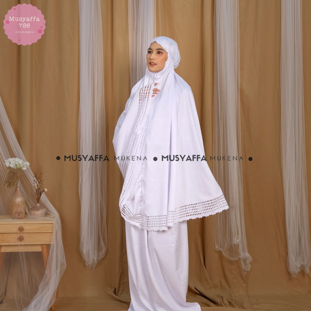 Mukena Dewasa Daily Musyaffa Lasercut Mewah