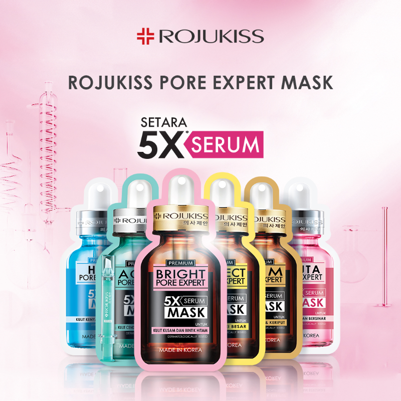 Rojukiss Perfect Pore Expert 5X Serum Mask Mengencangkan Pori yang Membesar Cerah