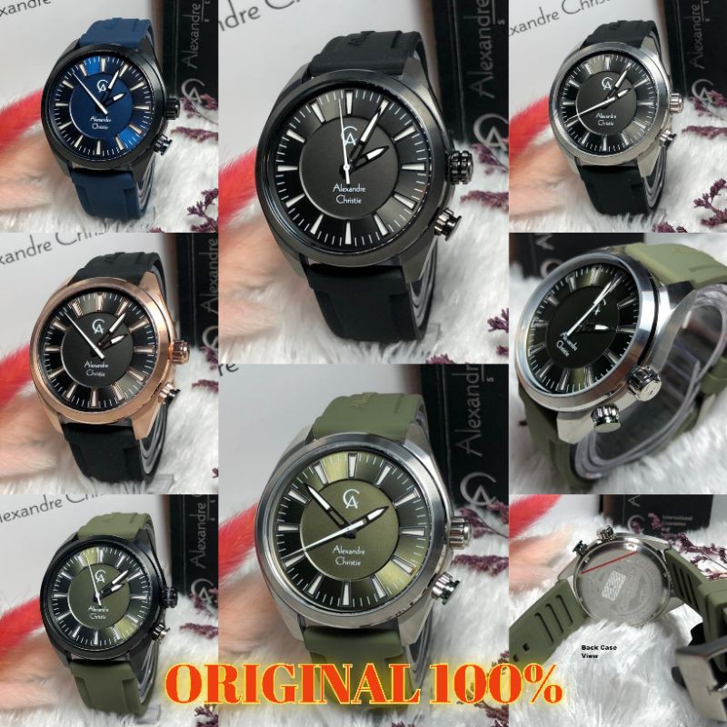 ORIGINAL 100% Alexandre Christie Jam Pria A8630
