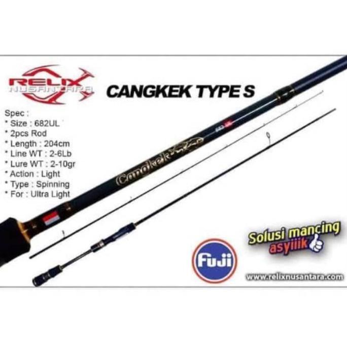 Kuat Joran cangkek 682 UL 2-6lb Gen S terbaru STOK TERBATAS
