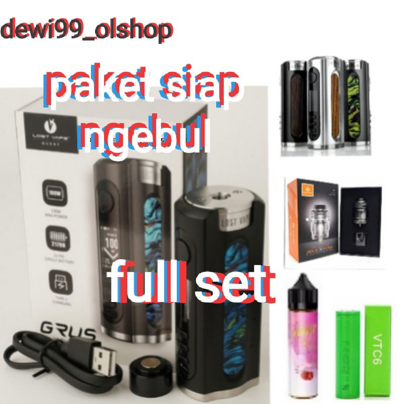 VAPOR VAPE GRUS 100W AUTHENTIC SIAP NGEBUL