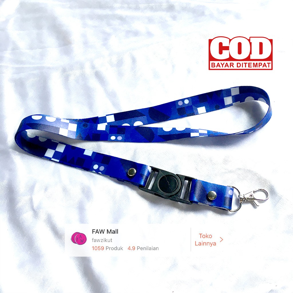 

Tali Landyard Square Blue // Tali Landyard