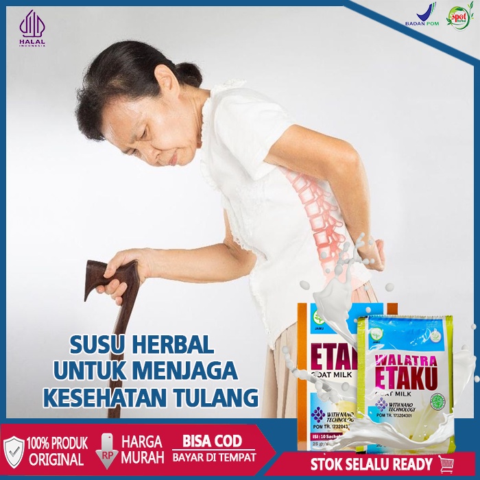Susu Bubuk Untuk Kesehatan Tulang Lansia, Susu Etaku Obat Herbal Menguatkan Tulang Lansia,Nutrisi Su