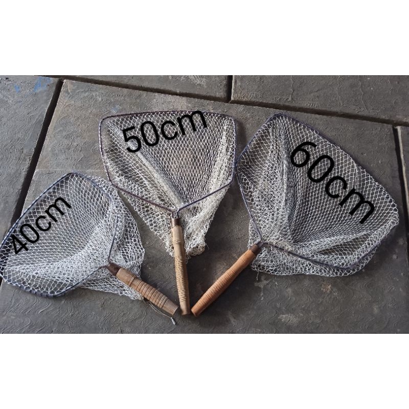 Serokan Ikan besar seser ikan anyaman nilon tangguk ikan caduk ikan