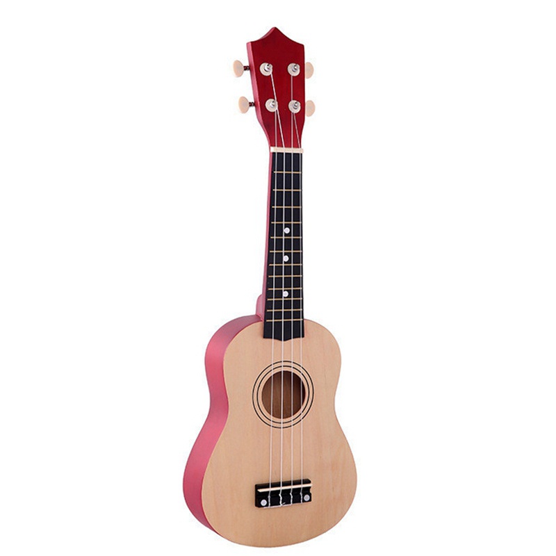 Gitar Ukulele Soprano Empat Warna Ukuran 21 Inch Untuk Hadiah Natal Anak