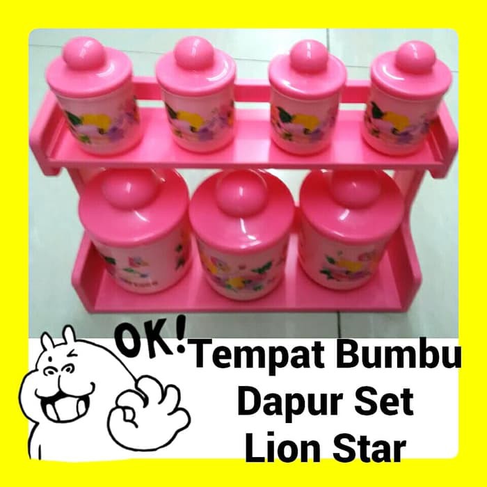 Wadah Bumbu Dapur Set, Lion Star, Family Kitchen Set, KS-2