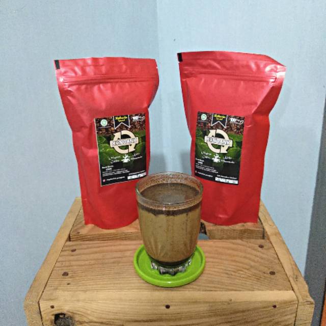 

Kopi bubuk Robusta premium asli kelir kemasan isi 250gr