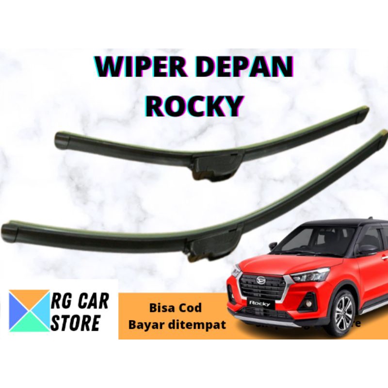 WIPER FRAMELESS DEPAN ROCKY  BERKUALITAS TINGGI DIJAMIN PNP