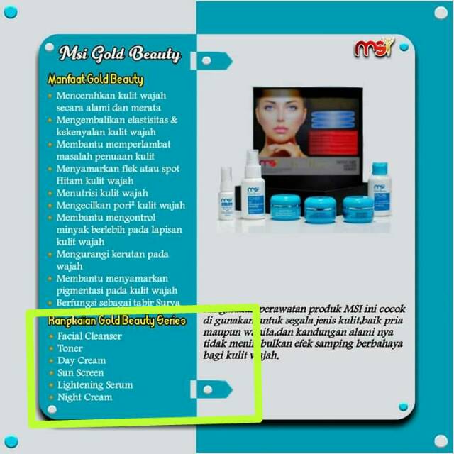 PAKET MSI gold beauty