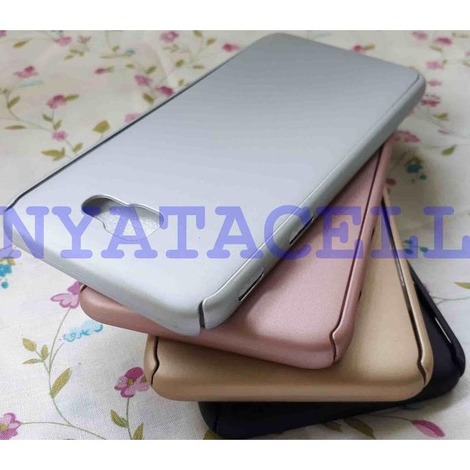 NEW CASE PROTECT 360 SAMSUNG J5 PRIME SLIM HARD/IPAKY/FULL BODY/CASING - HITAM MILENIA