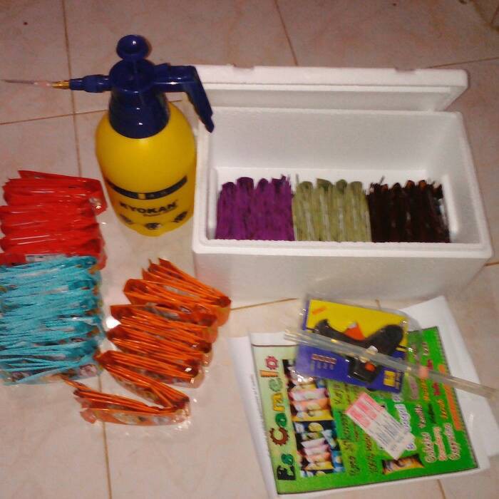 

Paket Komplit usaha Es Camelo PLUS Box Stereofoam sedang