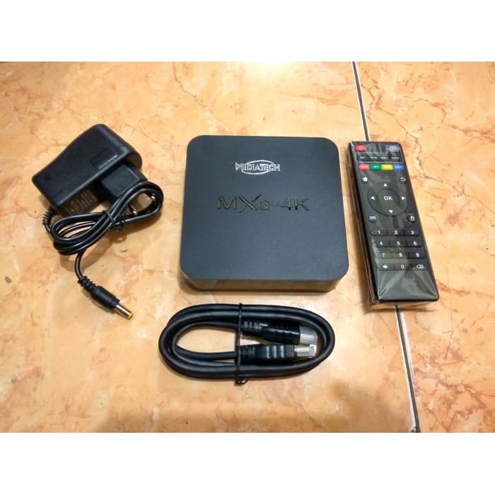 Mediatech smart TV Box Android MXQ 4K wifi dan lan TV BOX