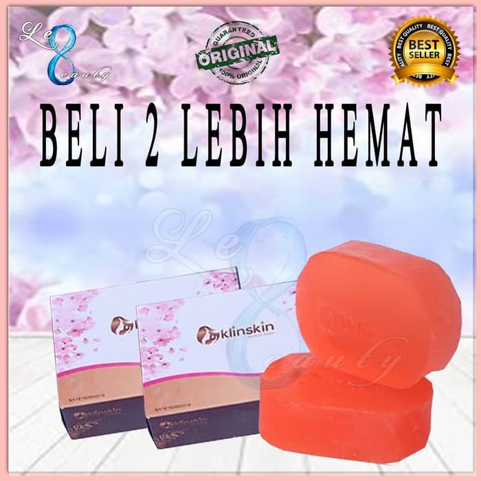 Paket hemat isi 2 Klinskin /Sabun KLINSKIN / Pemutih Badan Original Promooo!