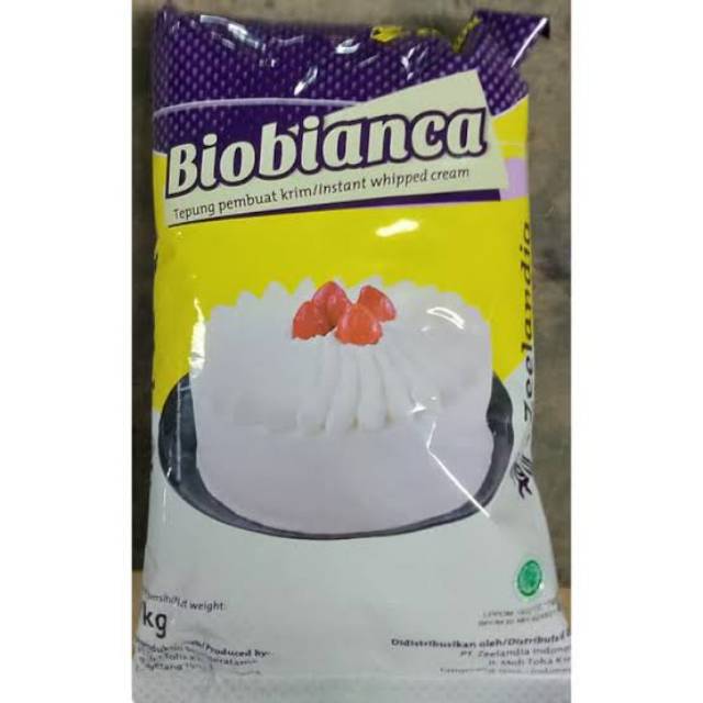 

BIOBIANCA - TEPUNG KRIM INSTAN / WHIPPED CREAM 1KG