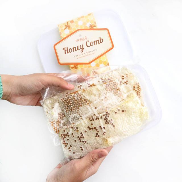 

Sarang Madu Utuh Saheela 250 gr Honey Comb | Sarang Lebah Asli