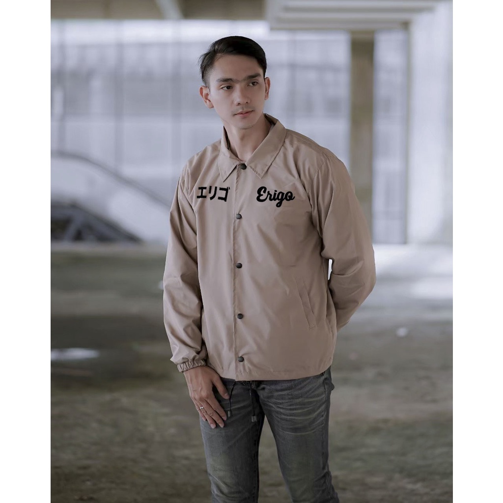 Coach erigo Jacket remaja Apparel NAGA jepang jaket pria wanita jacket murah distro remaja kekinian terbaru jeket perasut-5