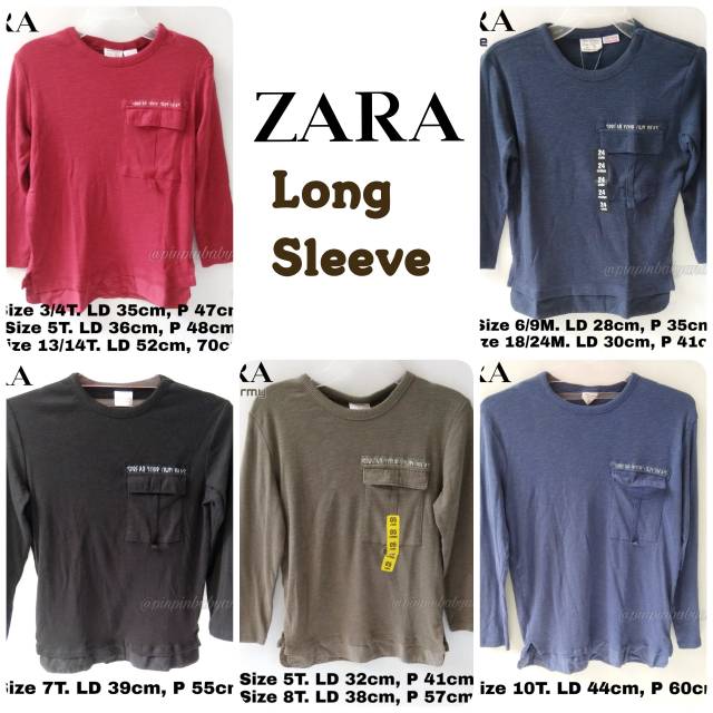 Top Konsep 31 Kaos  Lengan Panjang Zara 