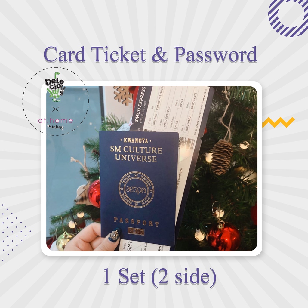 Tiket Passport Kpop NCT, EXO, BTS dll