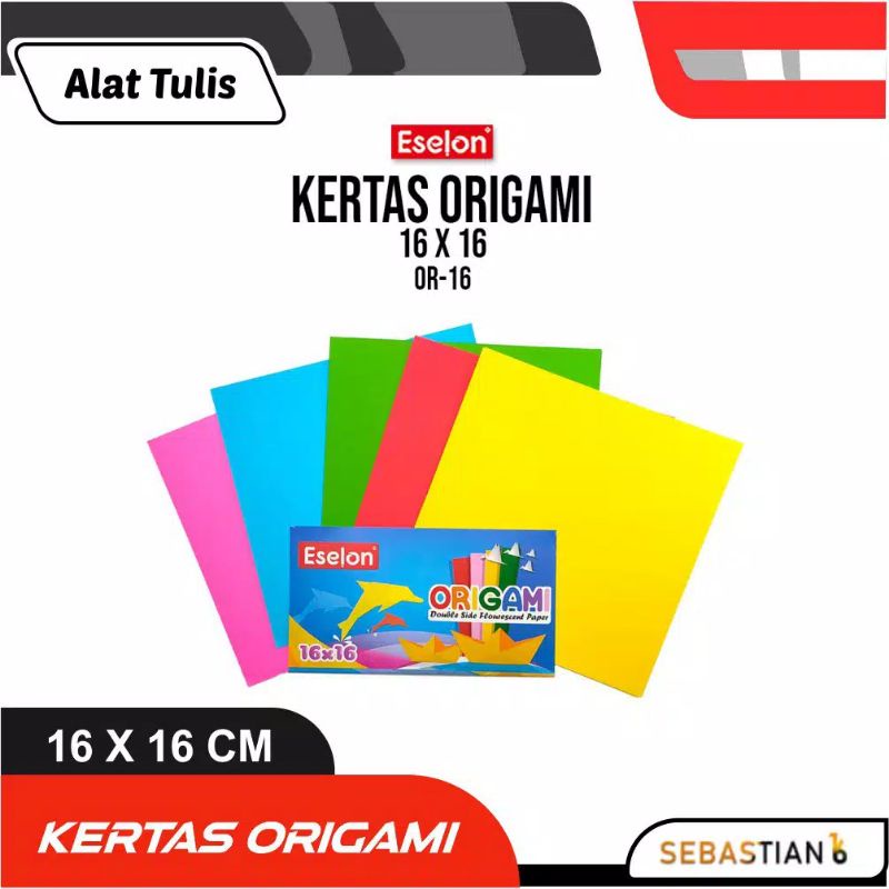 Jual kertas lipat origami ukuran 16x16 Shopee Indonesia