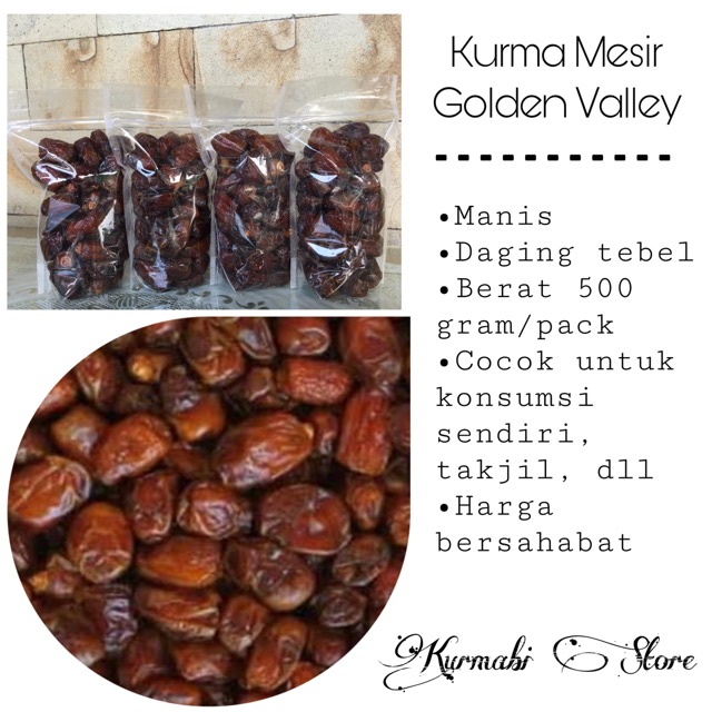 

Kurma Mesir 1/2 kg