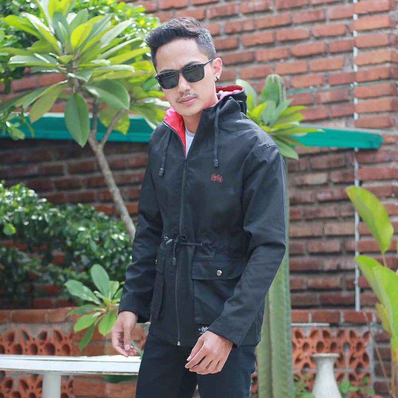 Jaket Parka Pria - Jaket Windbreaker Hoodie Original