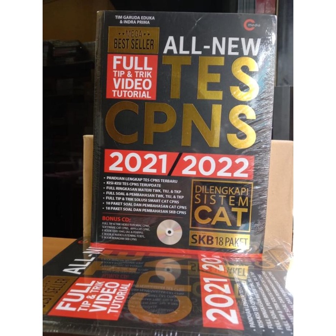 

Origianal - Buku All New Tes Cat Cpns 2021/2022 Oleh Tim Garuda Eduka