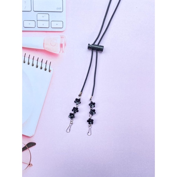 Konektor Masker Strap Mask 2in1 Mutiara Kristal-KSM 23