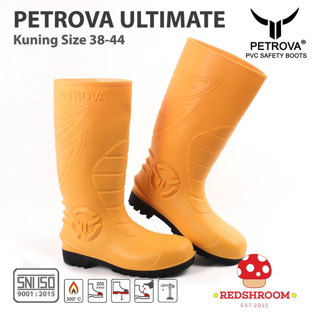 Sepatu Safety Boots Petrova Ultimate Ujung Besi - Safety Boots Petrova ULTIMATE