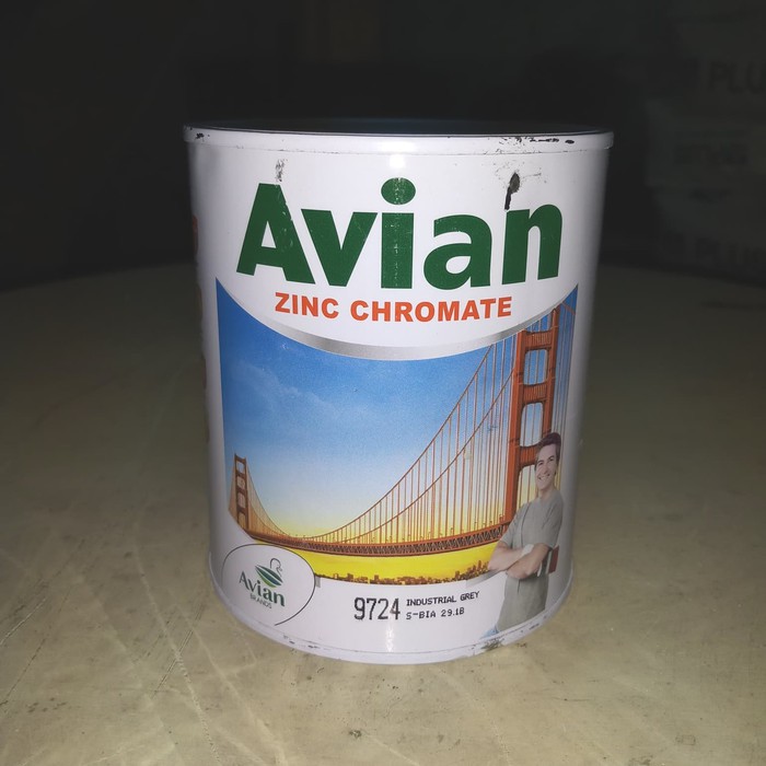 Jual Avian Zinc Chromate Primer Kiloan Cat Dasar Besi Anti Karat 1 KG Shopee Indonesia